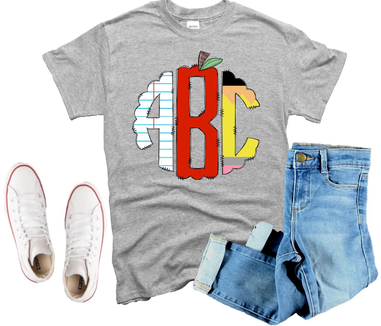 Back to school Monogram - Custom Creations by Lacey