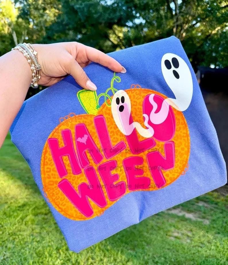 Halloween Pumpkin and GhostT-Shirt