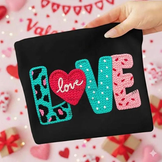 Love Knit with heartT-Shirt