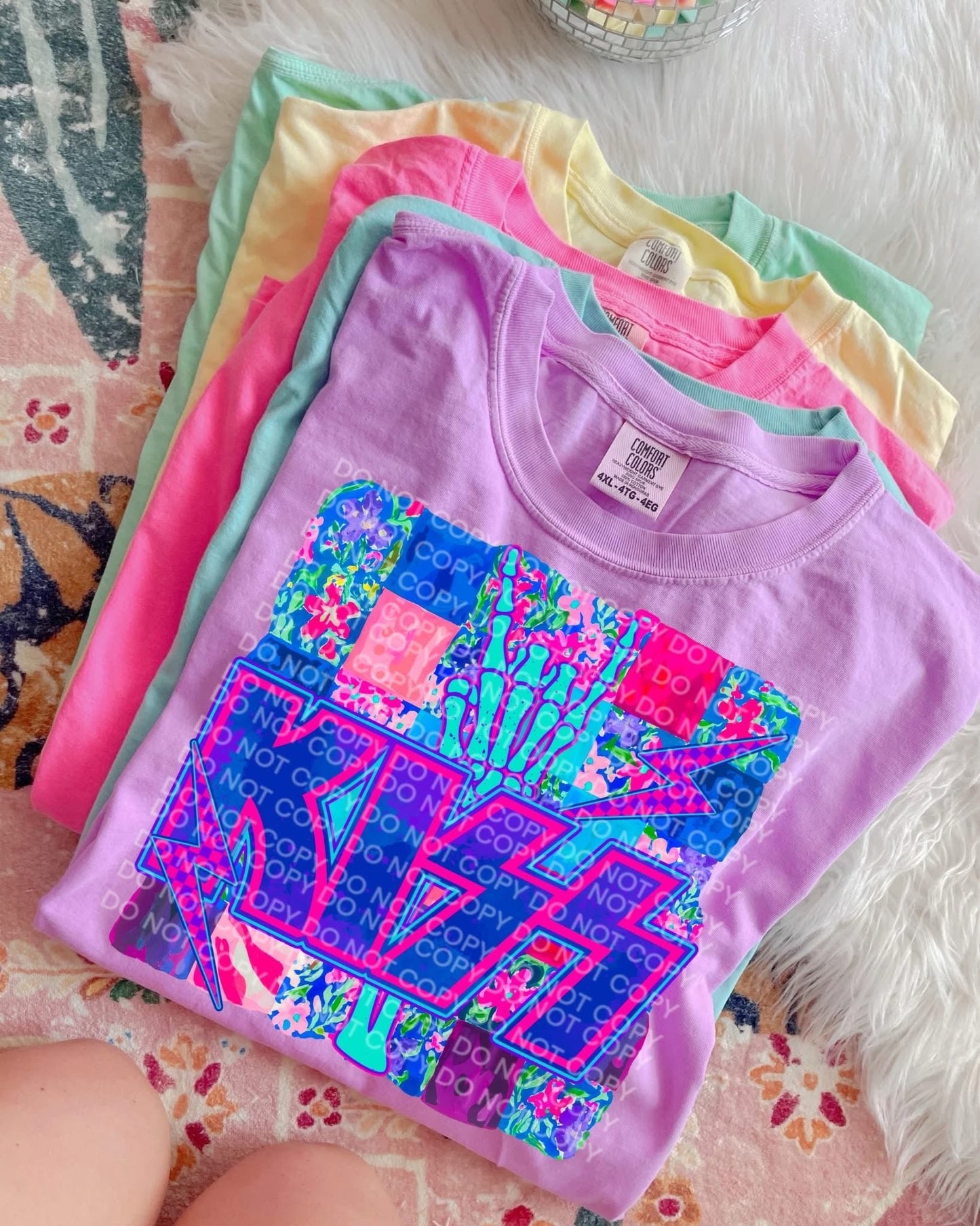 Custom Neon Band T-Shirt: Unique creations and designs for music loversT-Shirt