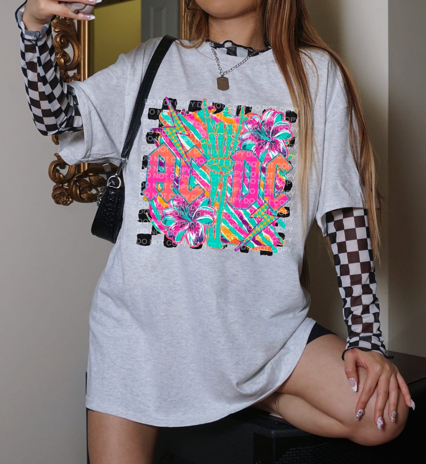 Custom Neon Band T-Shirt: Unique creations and designs for music loversT-Shirt
