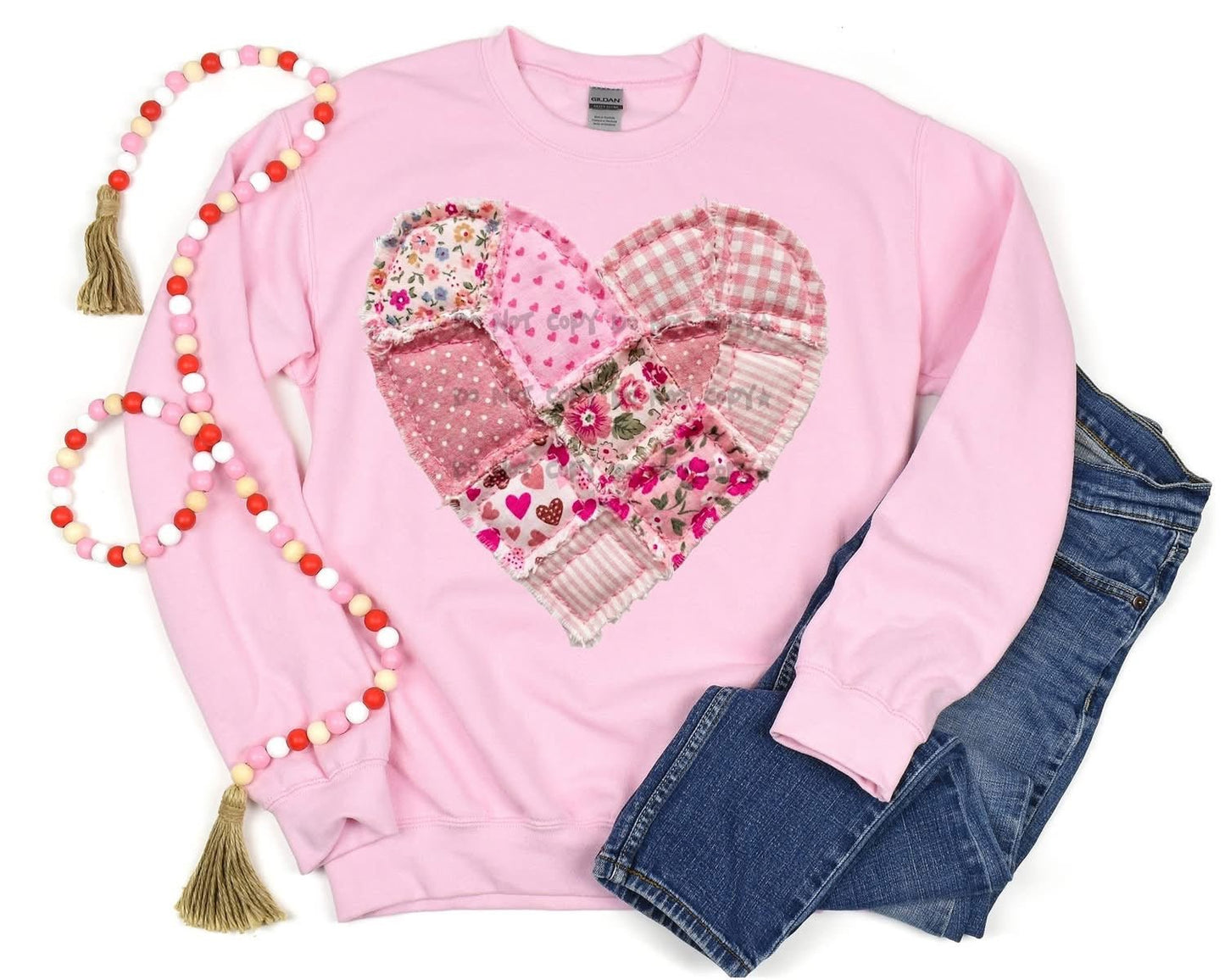 Patchwork HeartT-Shirt