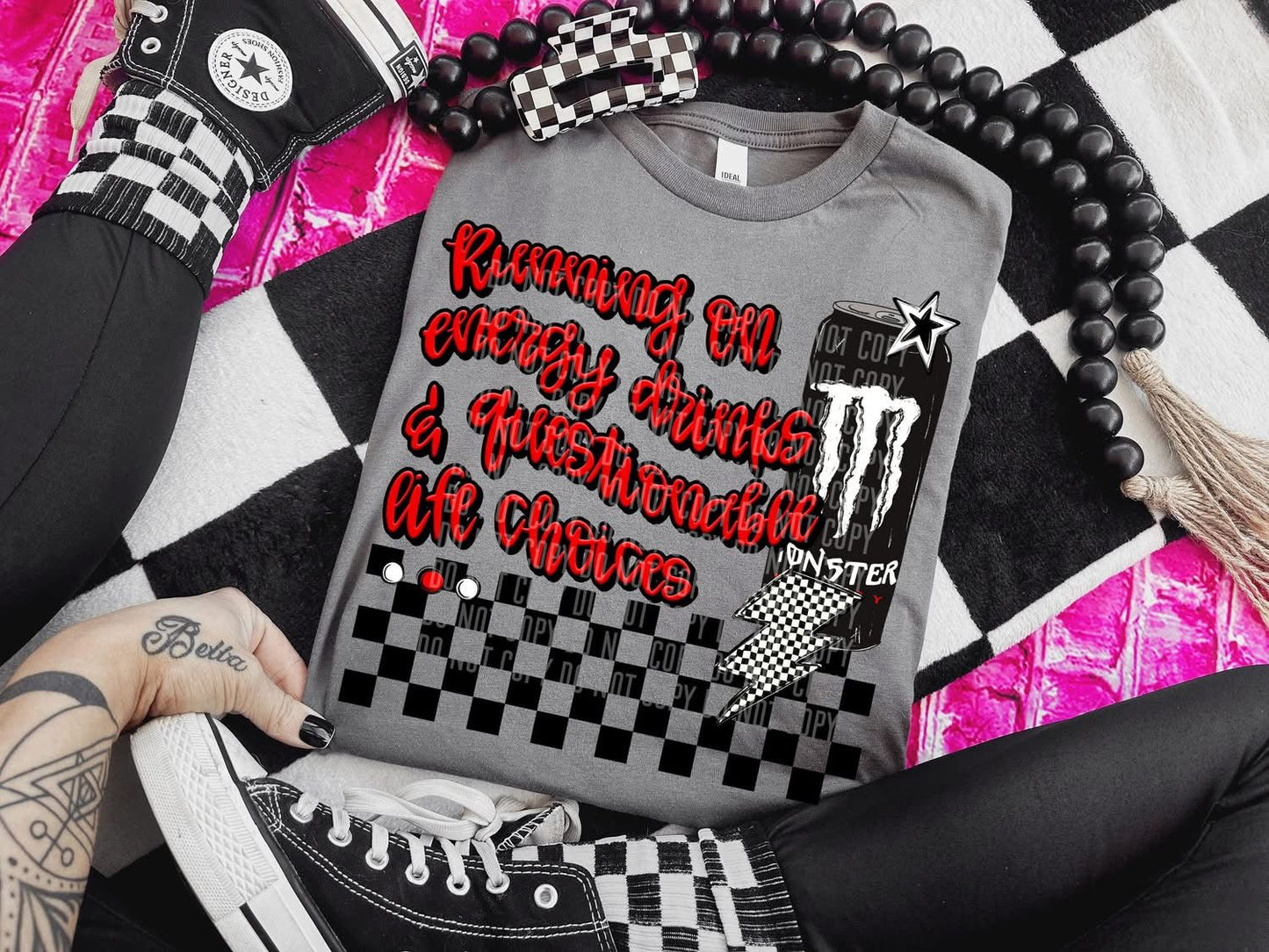 Running On Energy Drinks T-shirtT-Shirt