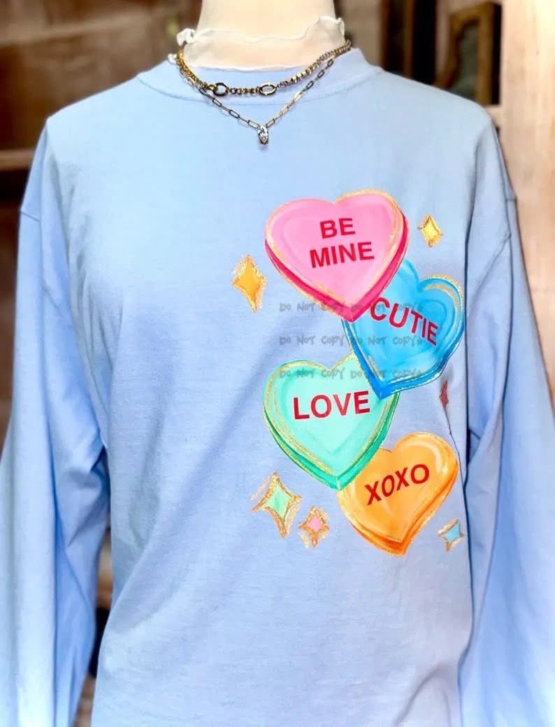 vertical convo heartsT-Shirt