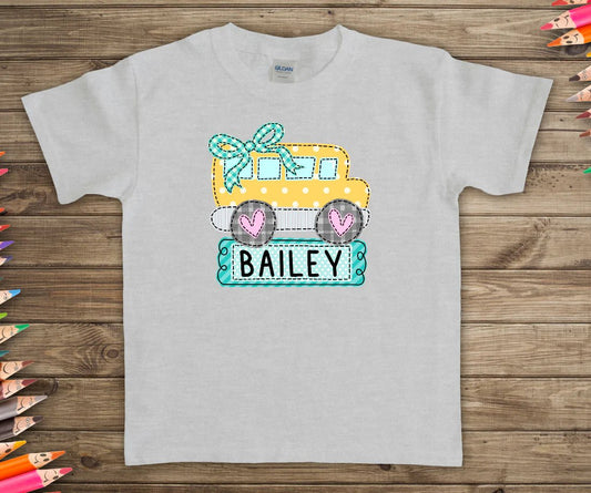 Bus With BowT-Shirt