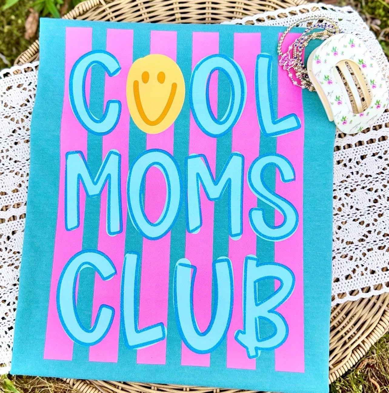 Cool Moms Club StripesT-Shirt