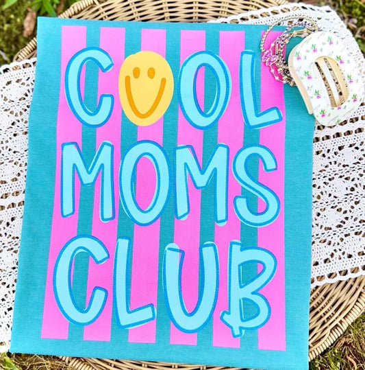 Cool Moms Club StripesT-Shirt