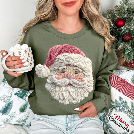 Faux Yarn SantaT-Shirt