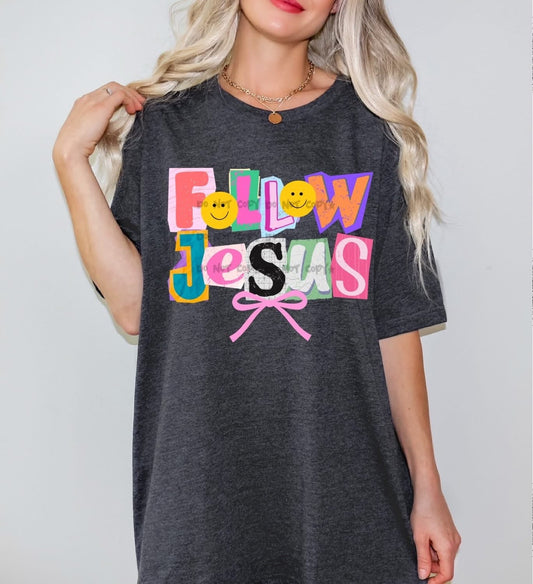 Follow Jesus SmileyT-Shirt