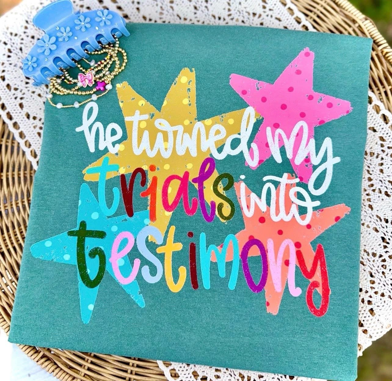 He Turned My Trials Into TestimonyT-Shirt