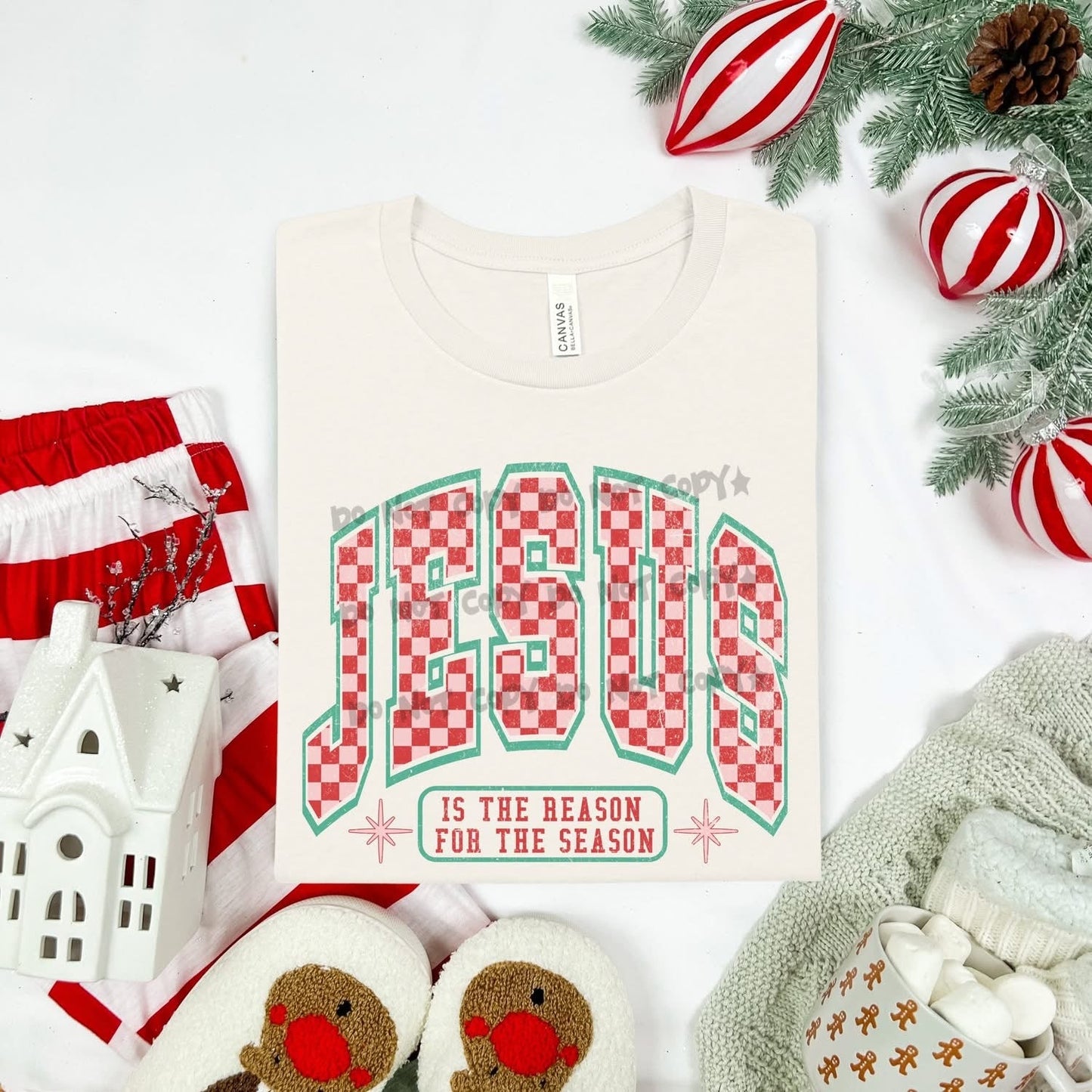 Jesus Is the Reason ChristmasT-Shirt