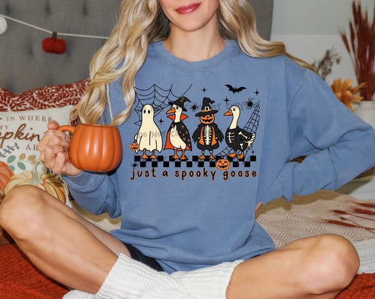 Just A Spooky Goose - SweatshirtSweatshirt