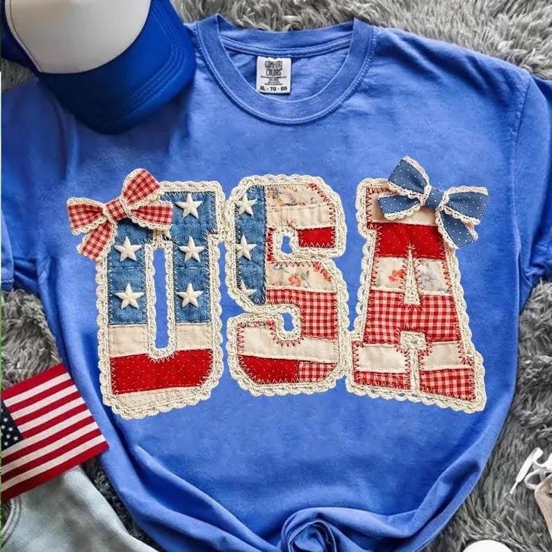 Lace USA with BowT-Shirt