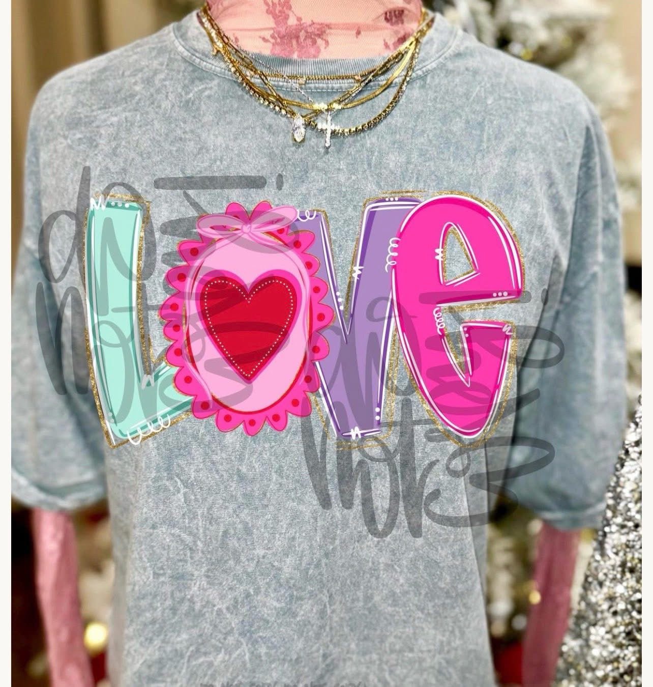 Love Heart PatchT-Shirt
