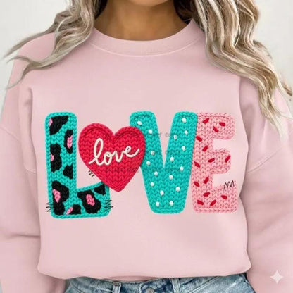 Love Knit with heartT-Shirt