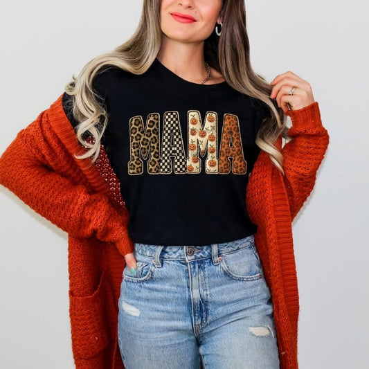 Mama Animal PrintT-Shirt