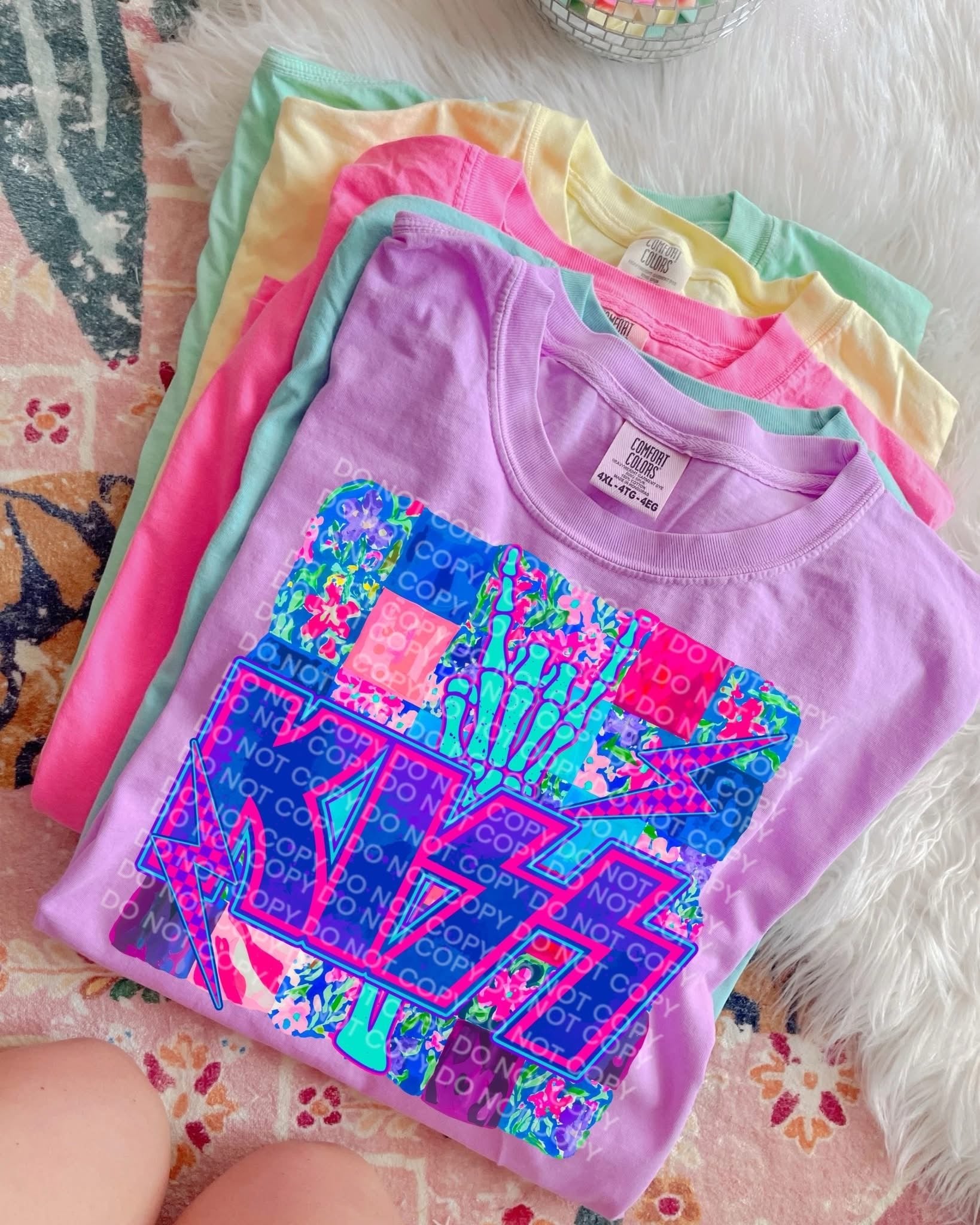 Custom Neon Band T-Shirt: Unique creations and designs for music loversT-Shirt