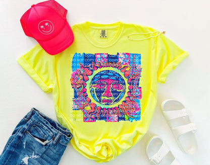Custom Neon Band T-Shirt: Unique creations and designs for music loversT-Shirt