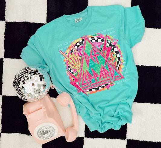Custom Neon Band T-Shirt: Unique creations and designs for music loversT-Shirt