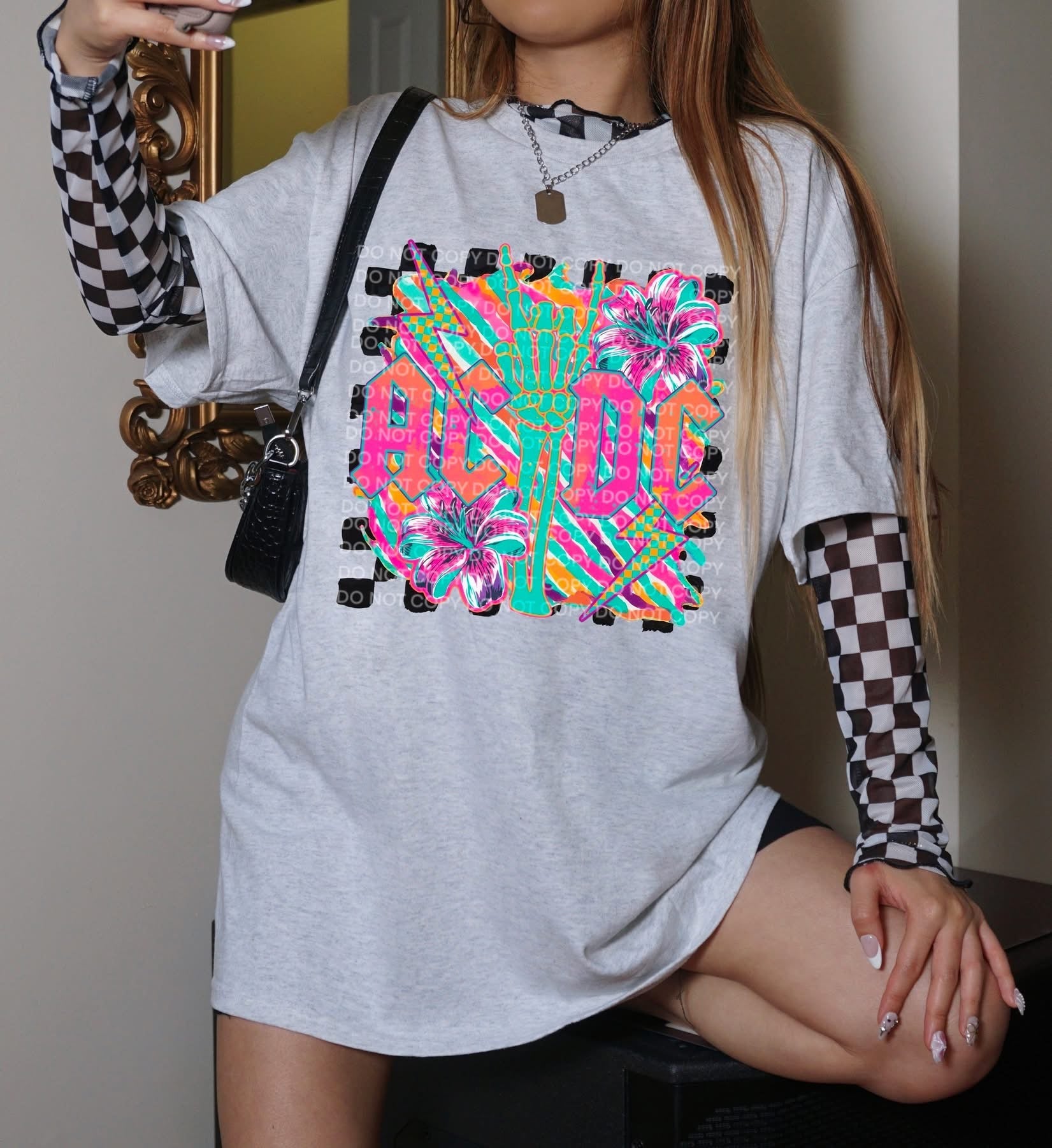Custom Neon Band T-Shirt: Unique creations and designs for music loversT-Shirt