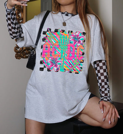 Custom Neon Band T-Shirt: Unique creations and designs for music loversT-Shirt