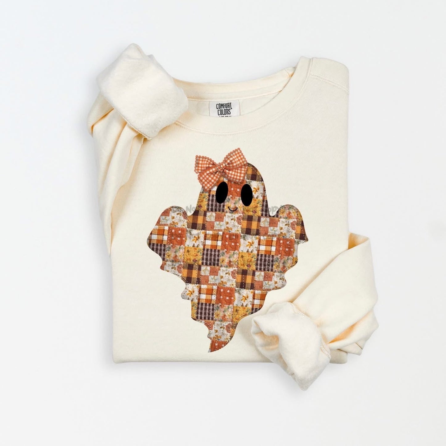 Patchwork Ghost with BowT-Shirt