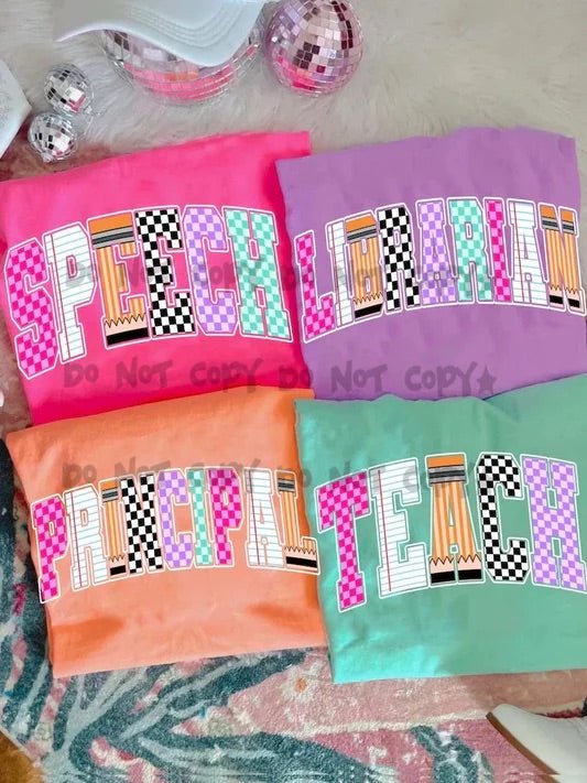 Retro School Occupations - T-Shirt - Custom Creations by Lacey