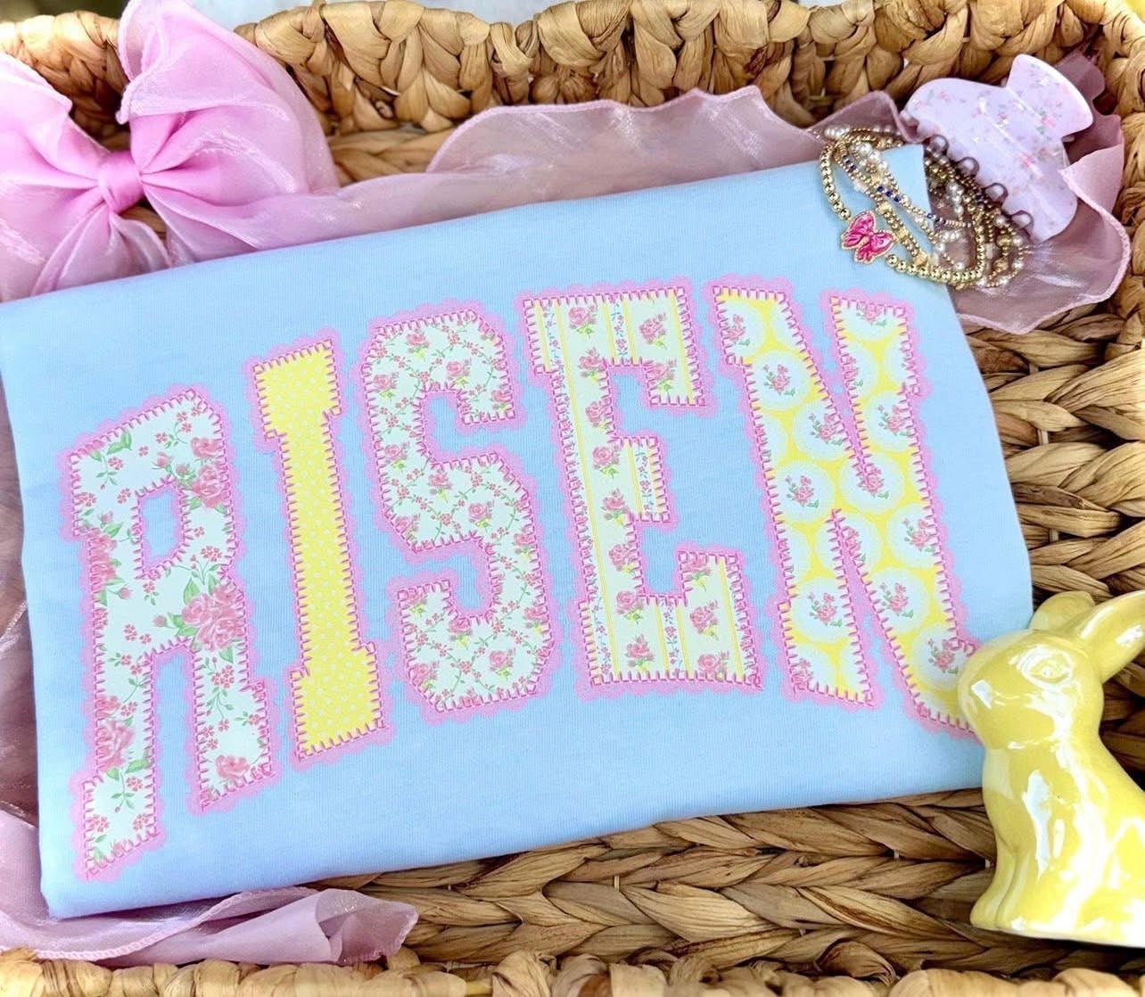 Risen Yellow and White Floral LaceT-Shirt