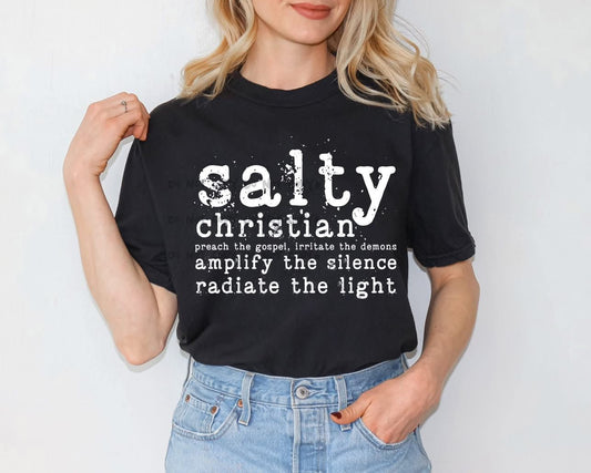 Salty Christan Preach the GospelT-Shirt