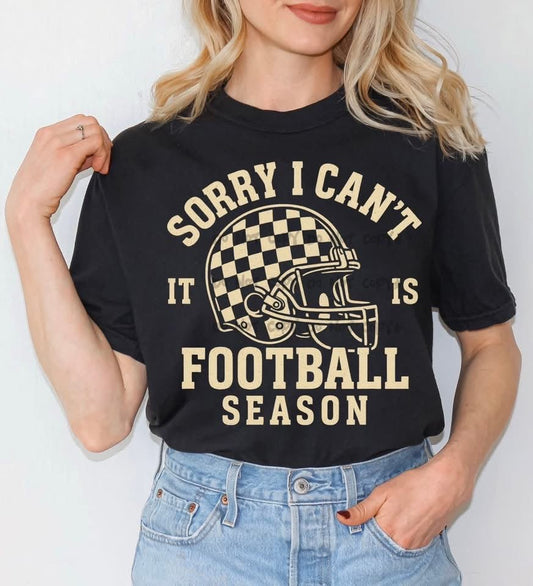 Sorry I can't its football seasonT-Shirt
