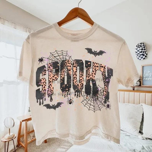 Spooky Leopard with BatsT-Shirt