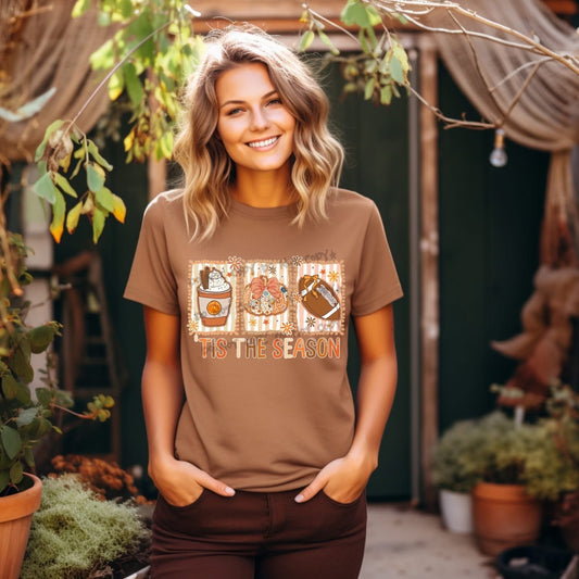 Tis The Season Retro Stamp TeeT-Shirt